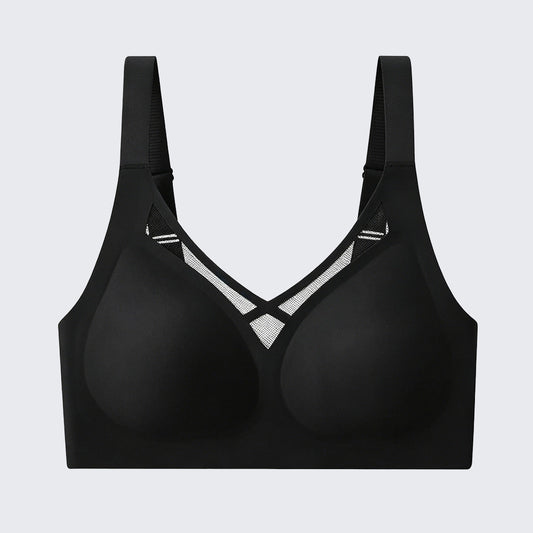 Seamless Wirefree Minimizer Bra Plus Size Anti-Sagging Soft Support Bralette