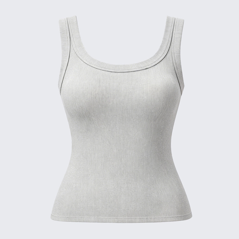 Seamless Backless Bra Fixed Pads Plus Size Wide Strap Cami