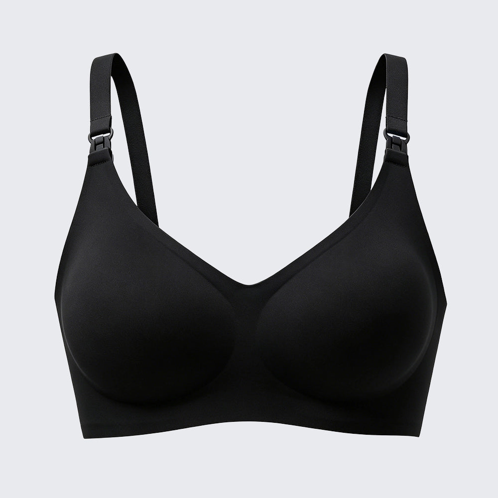 Seamless Front Clip Nursing Bra Plus Size Wirefree Maternity Bralette