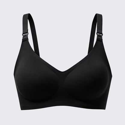 Seamless Front Clip Nursing Bra Plus Size Wirefree Maternity Bralette