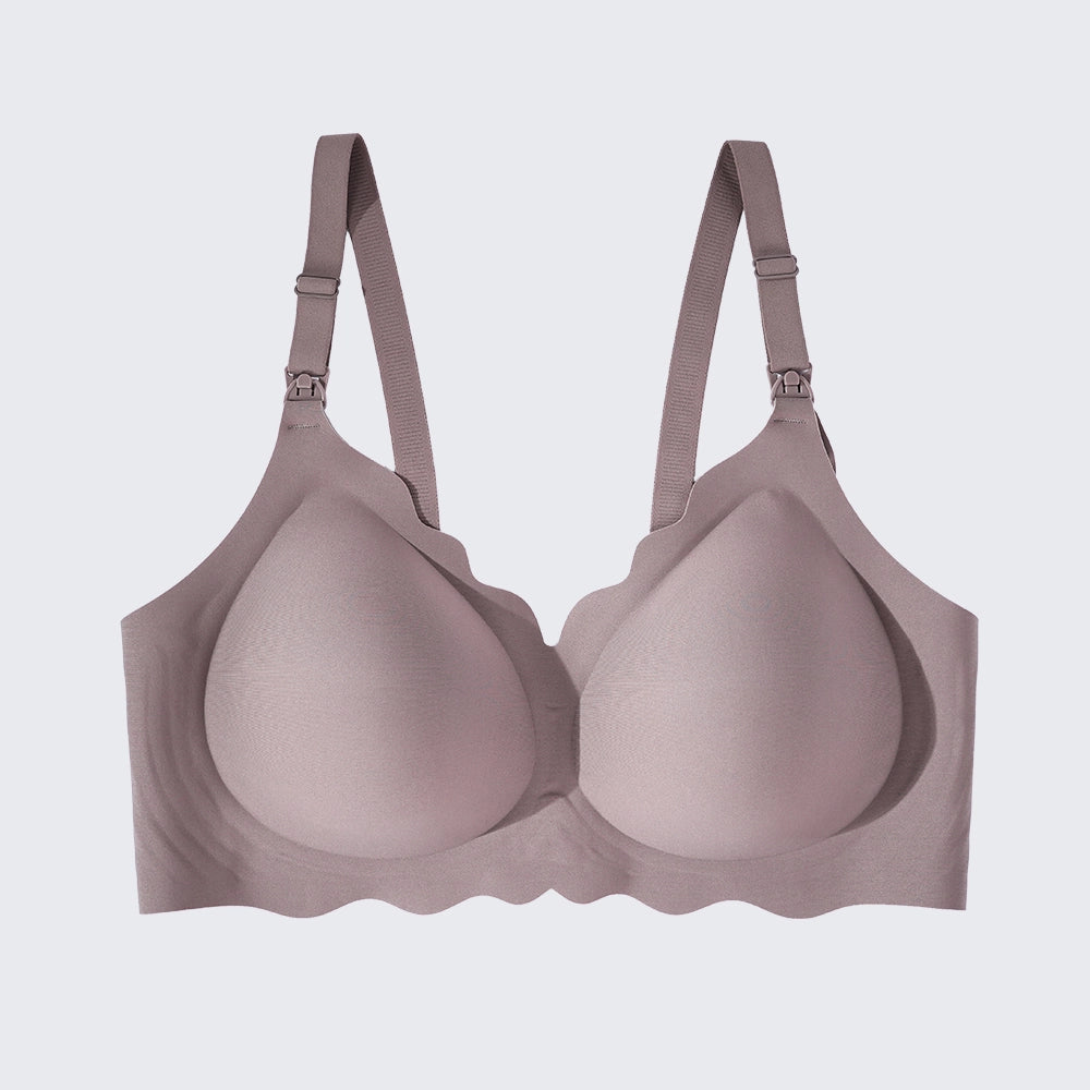 Seamless Maternity Nursing Bra Soft Wire Breastfeeding Pregnancy Bralette