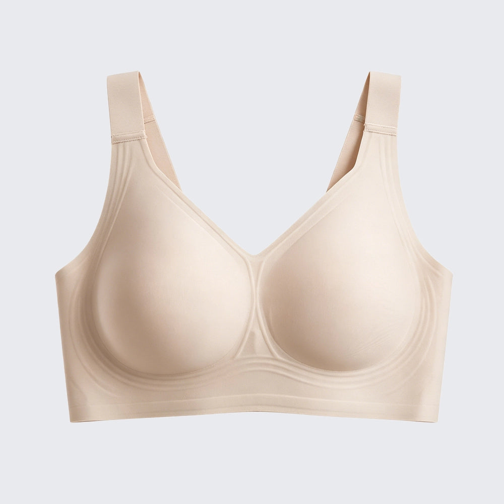 Women's Plus Size Seamless Bra Wirefree Thin Light