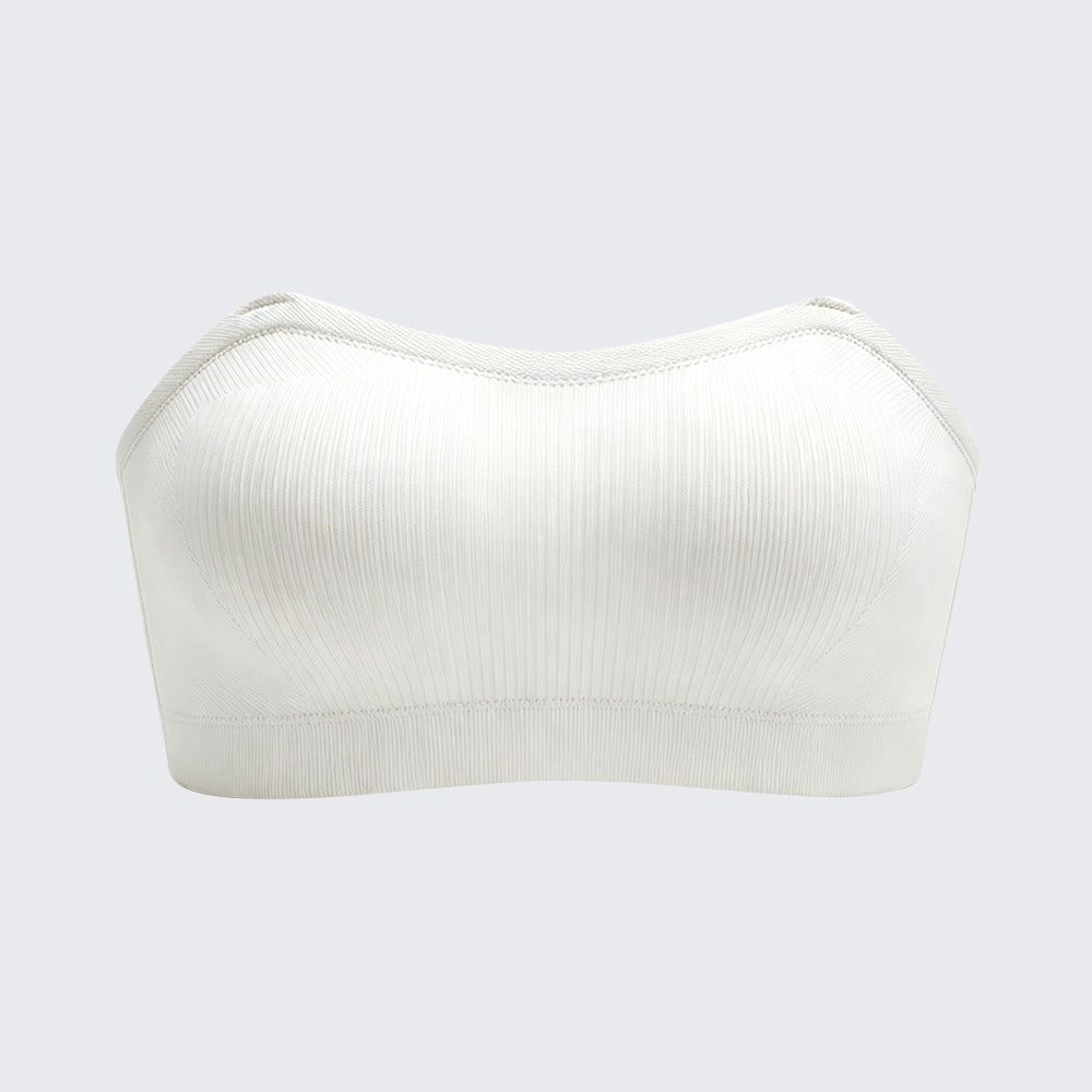 Invisible Strapless Push Up Bra for Women | Seamless Anti-Slip Bandeau Bra
