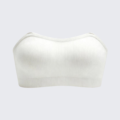 Invisible Strapless Push Up Bra for Women | Seamless Anti-Slip Bandeau Bra