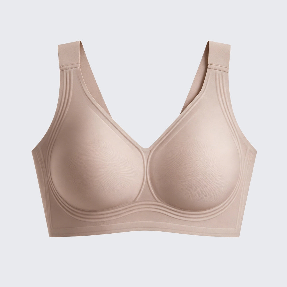Women's Plus Size Seamless Bra Wirefree Thin Light