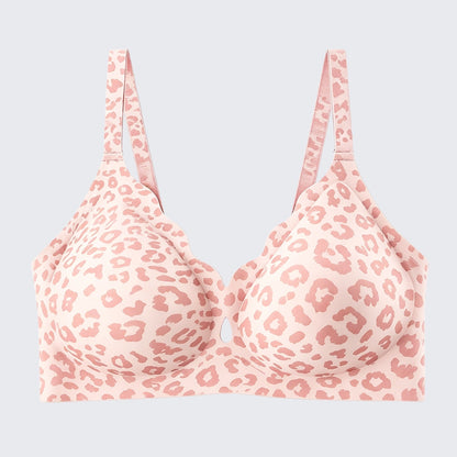 Seamless Wirefree Full Coverage Bra Plus Size Push Up Soft Support Bralette