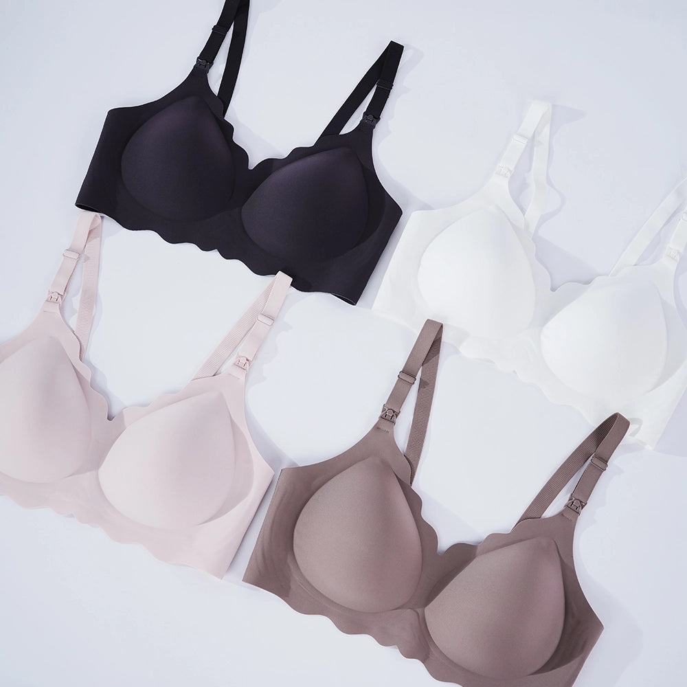 Seamless Maternity Nursing Bra Soft Wire Breastfeeding Pregnancy Bralette