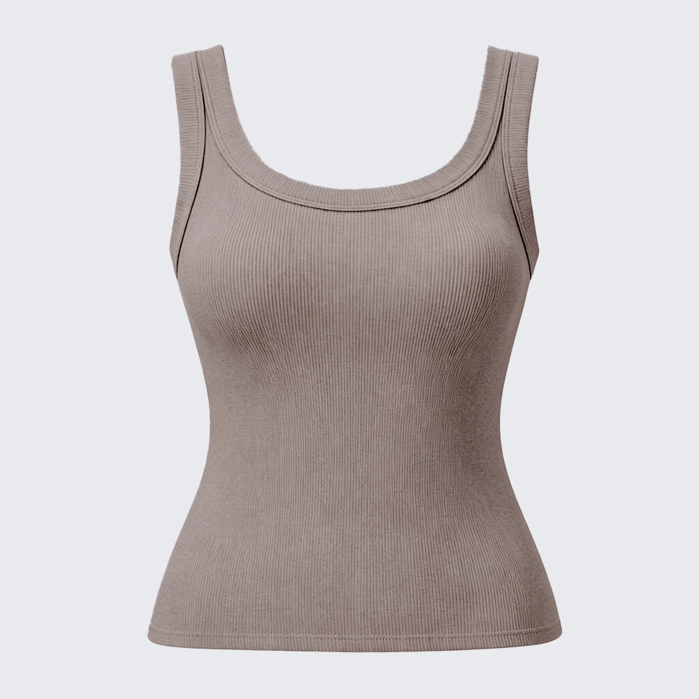Seamless Backless Bra Fixed Pads Plus Size Wide Strap Cami