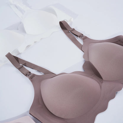 Seamless Maternity Nursing Bra Soft Wire Breastfeeding Pregnancy Bralette
