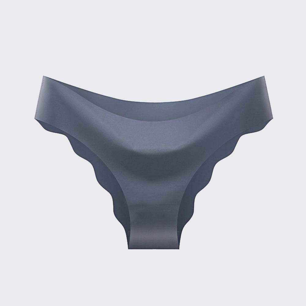 [3+ Items, 170 EGP Each] Women's Plus Size Seamless Ice Silk Bikini Breathable Wave Edge