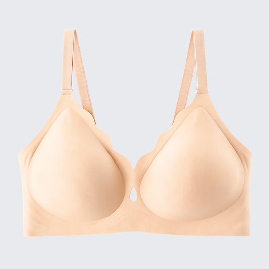Seamless Wirefree Full Coverage Bra Plus Size Push Up Soft Support Bralette