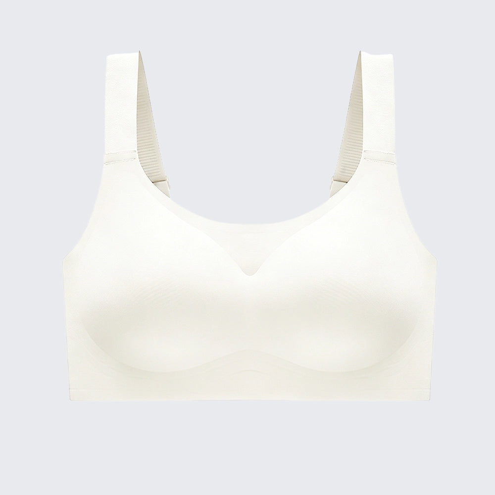 Seamless Wirefree Minimizer Bra Plus Size Anti-Sagging Side Smoothing Bralette