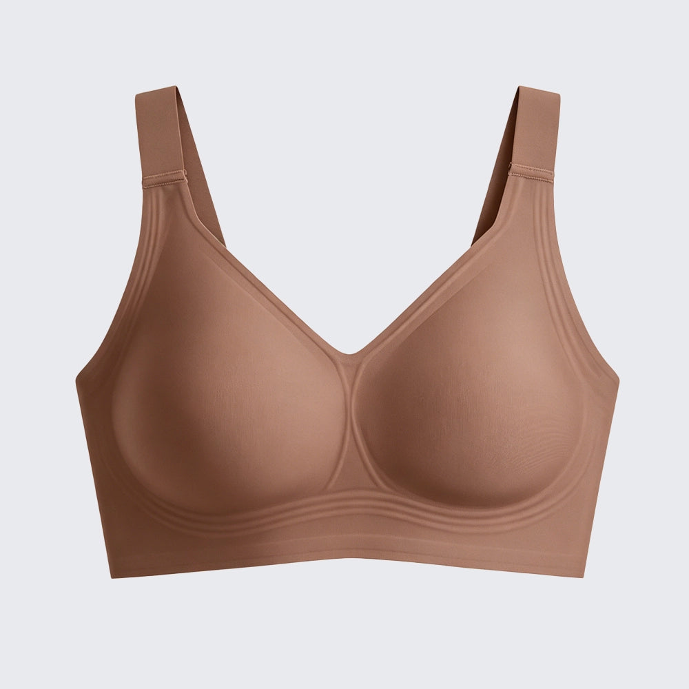 Women's Plus Size Seamless Bra Wirefree Thin Light
