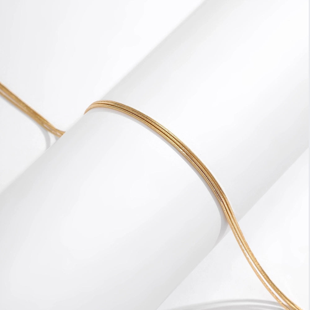 [2+ Items, 300 EGP Each] Women's Fashion Multi-Layer Vintage Snake Bone Waist Chain