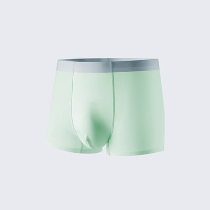 Men's Ice Silk Anti-Bacterial Crotch 120S Ultra-Thin Boxer Briefs