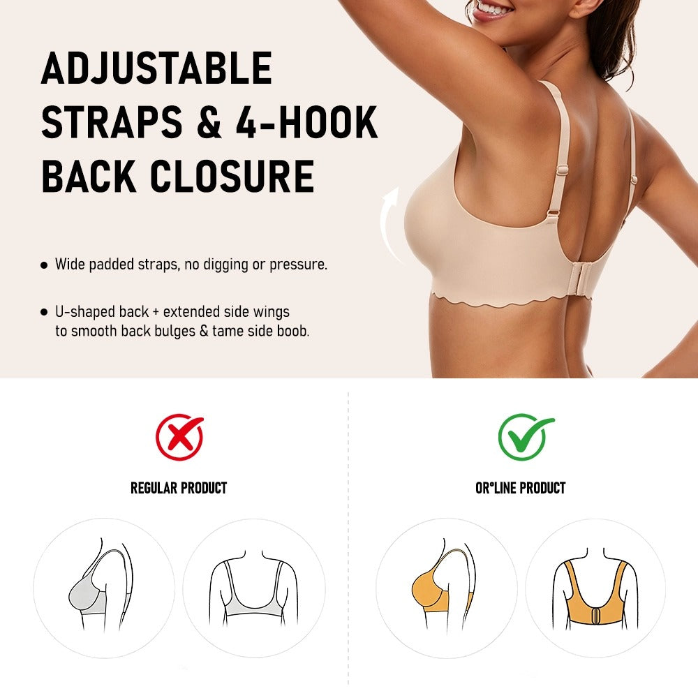 Soft Seamless Wireless Bra Comfortable Underwear for Women Daily