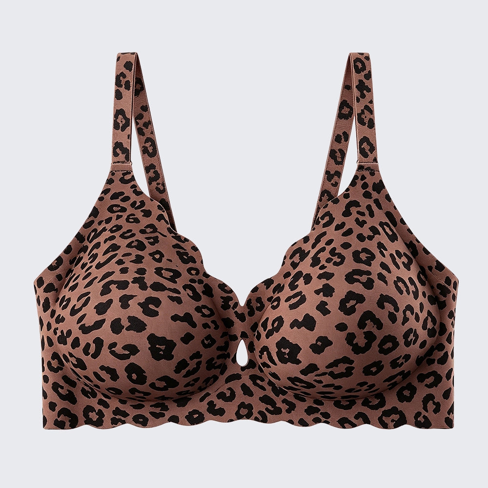 Seamless Wirefree Full Coverage Bra Plus Size Push Up Soft Support Bralette