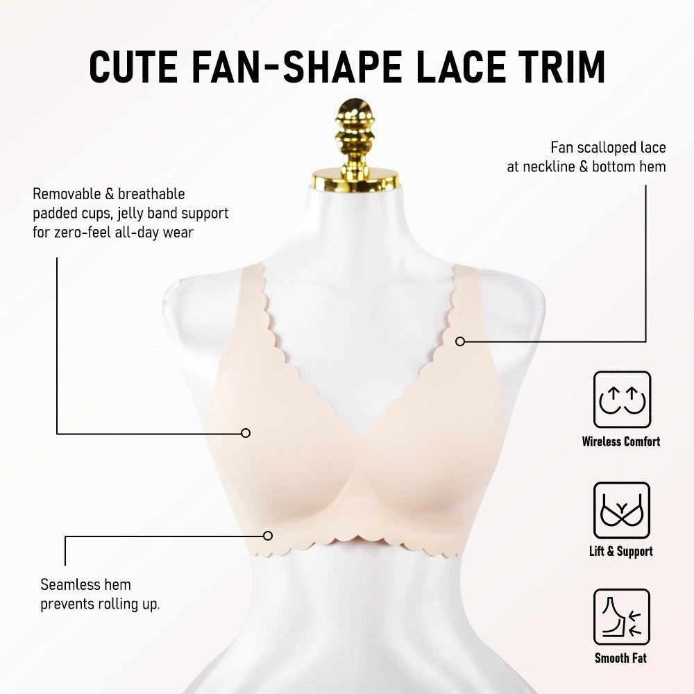 Soft Seamless Wireless Bra Comfortable Underwear for Women Daily