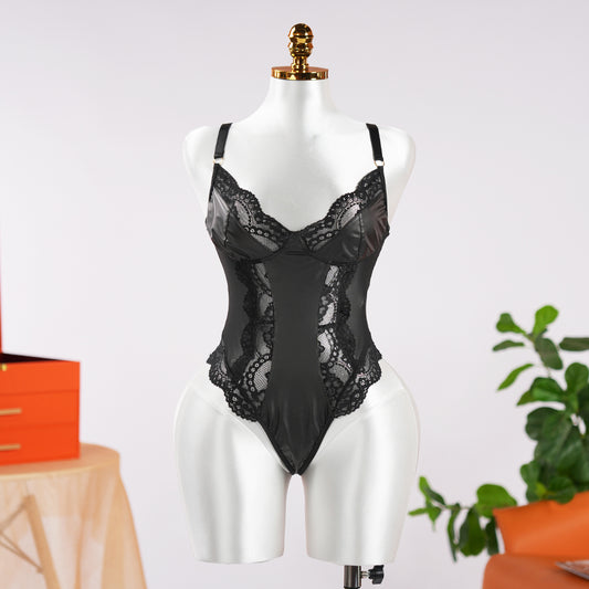 Black Temptation Sexy Tight Bodysuit