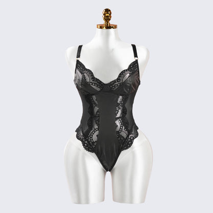 Black Temptation Sexy Tight Bodysuit