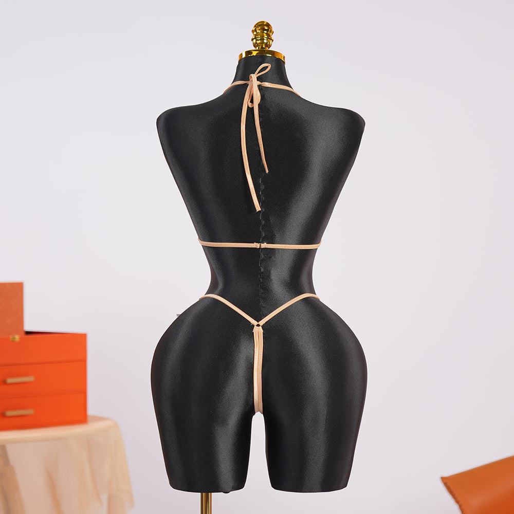 Burgundy Red Lace Bodysuit