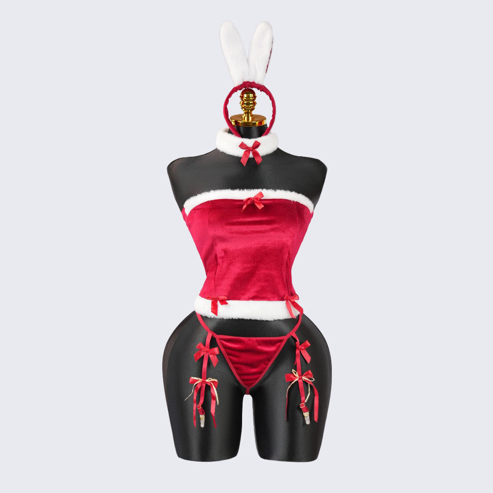 Christmas Bunny Girl Cosplay Set
