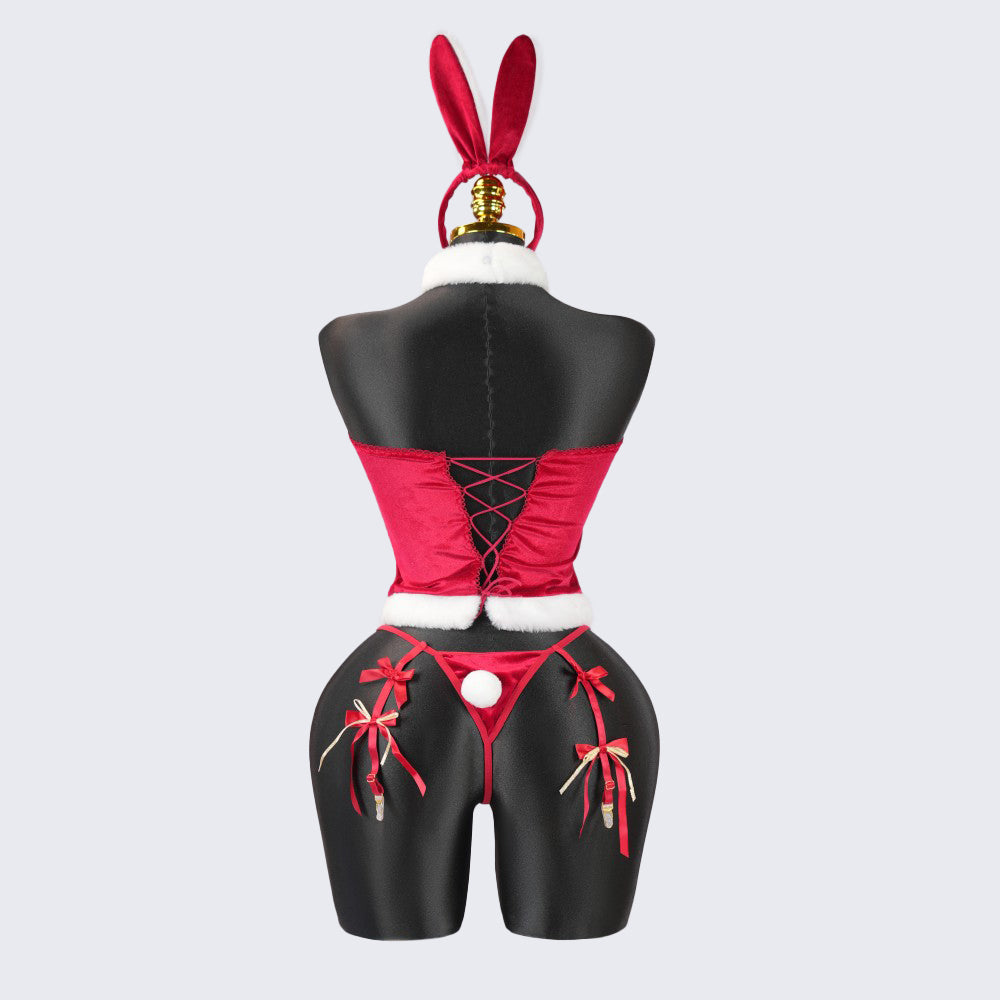Christmas Bunny Girl Cosplay Set