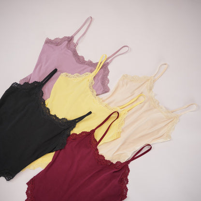 Generous Simple Style Lace Bodysuit