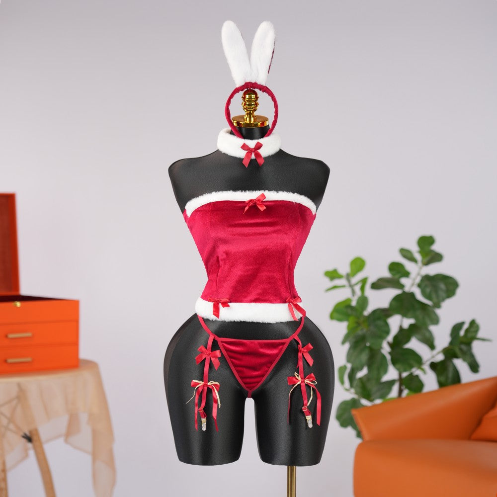 Christmas Bunny Girl Cosplay Set