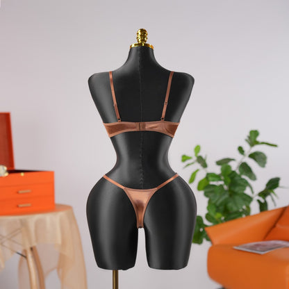 Floral Embroidery Lace Lingerie Set