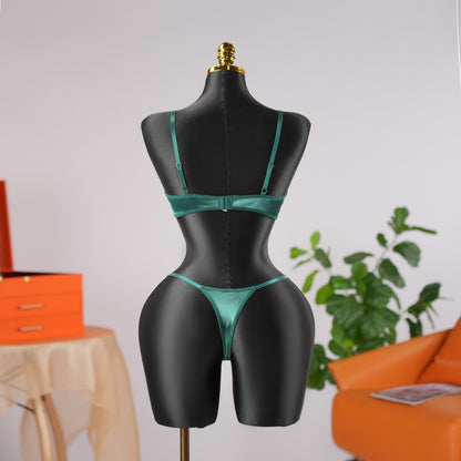 Floral Embroidery Lace Lingerie Set