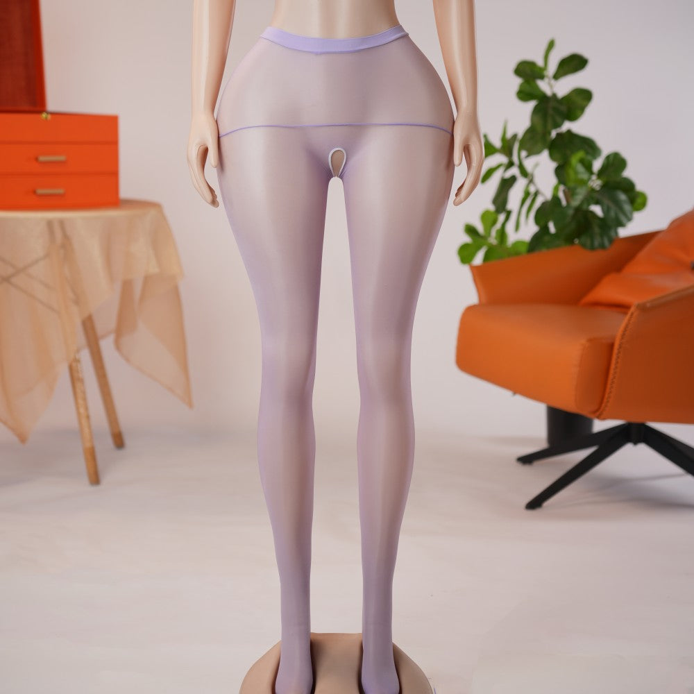 Perfumed See-Through Open-Crotch Pantyhose