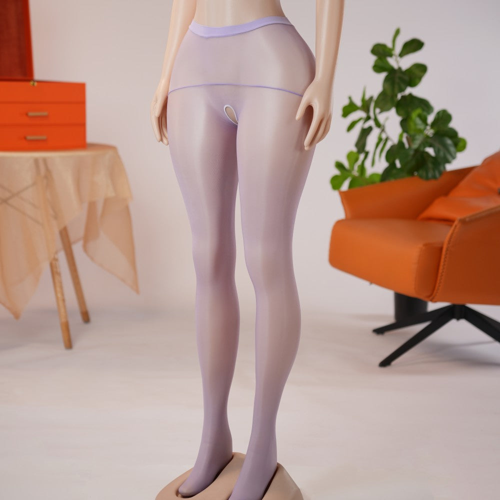 Perfumed See-Through Open-Crotch Pantyhose