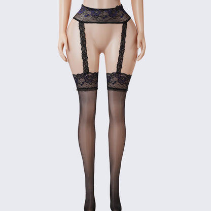 Lace Perfumed See-Through Garter Stockings