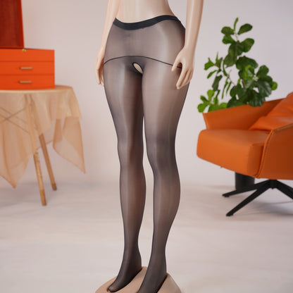 Perfumed See-Through Open-Crotch Pantyhose