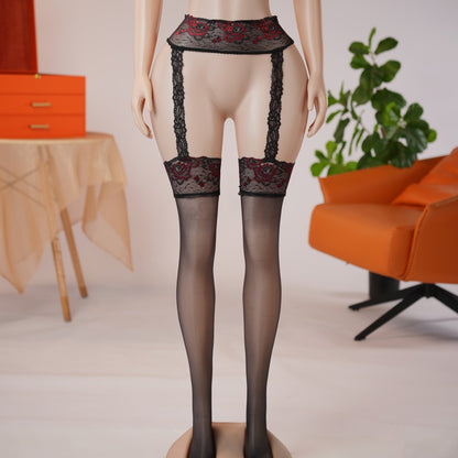 Lace Perfumed See-Through Garter Stockings