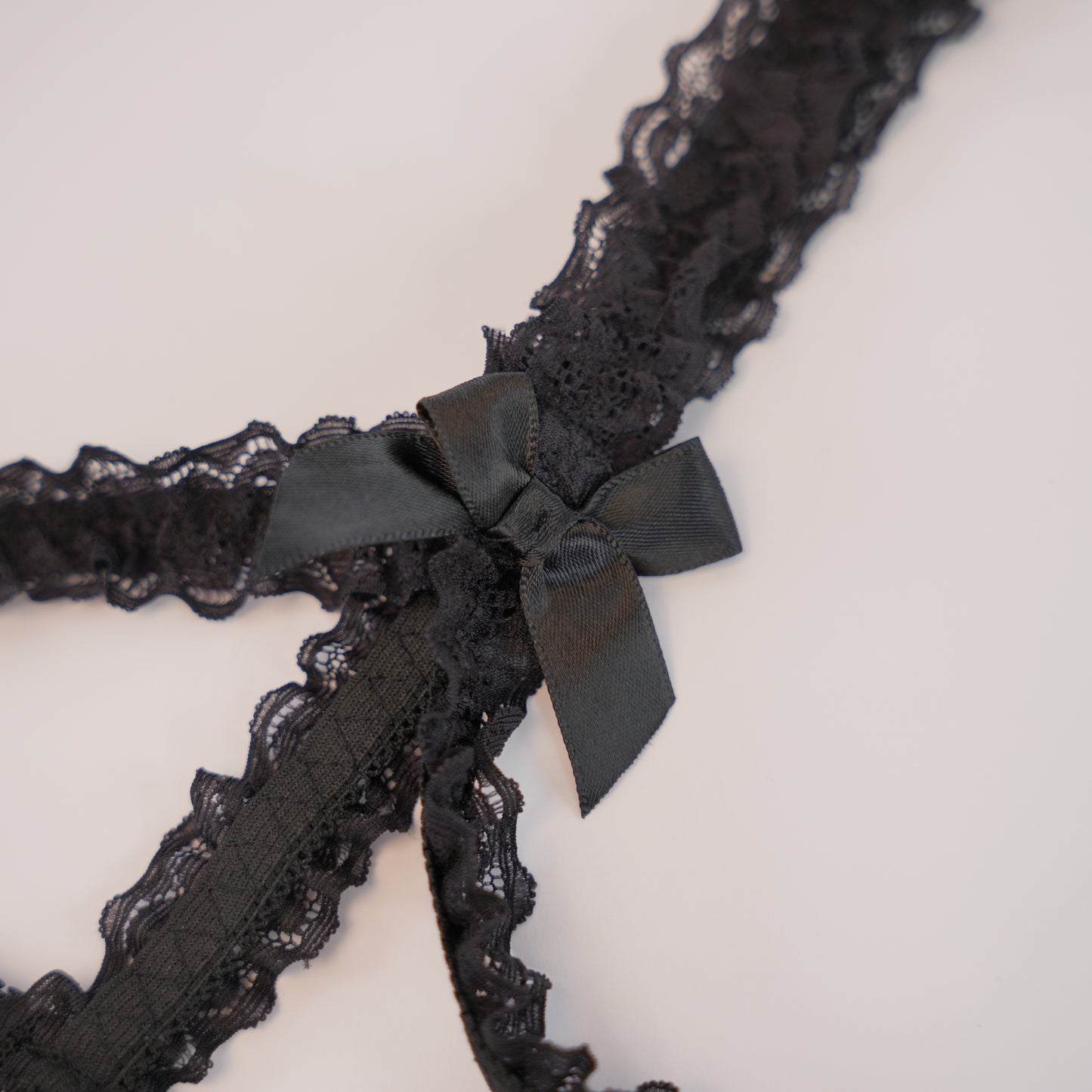 Black Floral Lace Embroidered Open Crotch Bodysuit