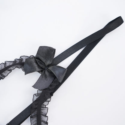 Floral Lace Embroidered Open Crotch Bodysuit