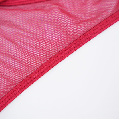 Floral Lace Embroidered Open Crotch Bodysuit