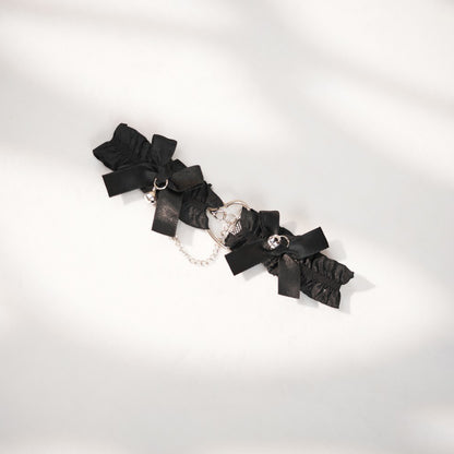 The Midnight Kitten Set: Cat Ear Headband, Bat Mask & Lace choker