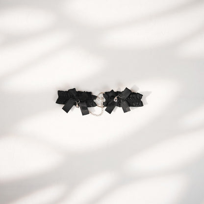 The Midnight Kitten Set: Cat Ear Headband, Bat Mask & Lace choker