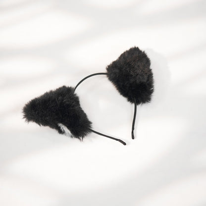 The Midnight Kitten Set: Cat Ear Headband, Bat Mask & Lace choker