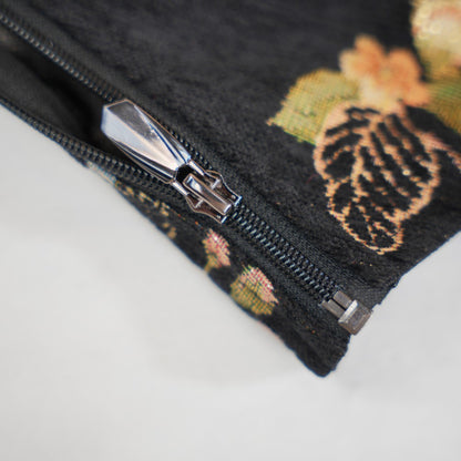 Floral Pattern Black Sculpting Corset
