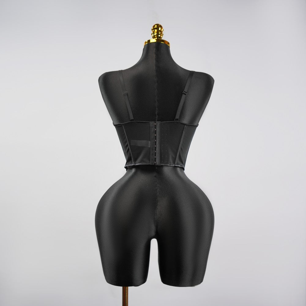 Python Floral Pattern Sculpting Corset