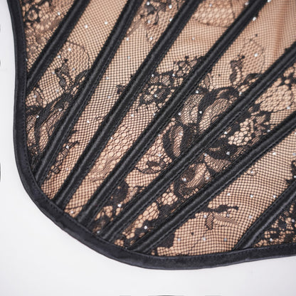 Python Floral Pattern Sculpting Corset