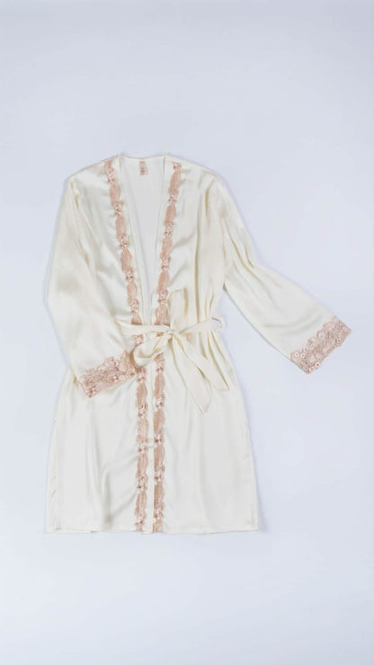 Bridal Essential:Romantic Satin Sleepwear Set