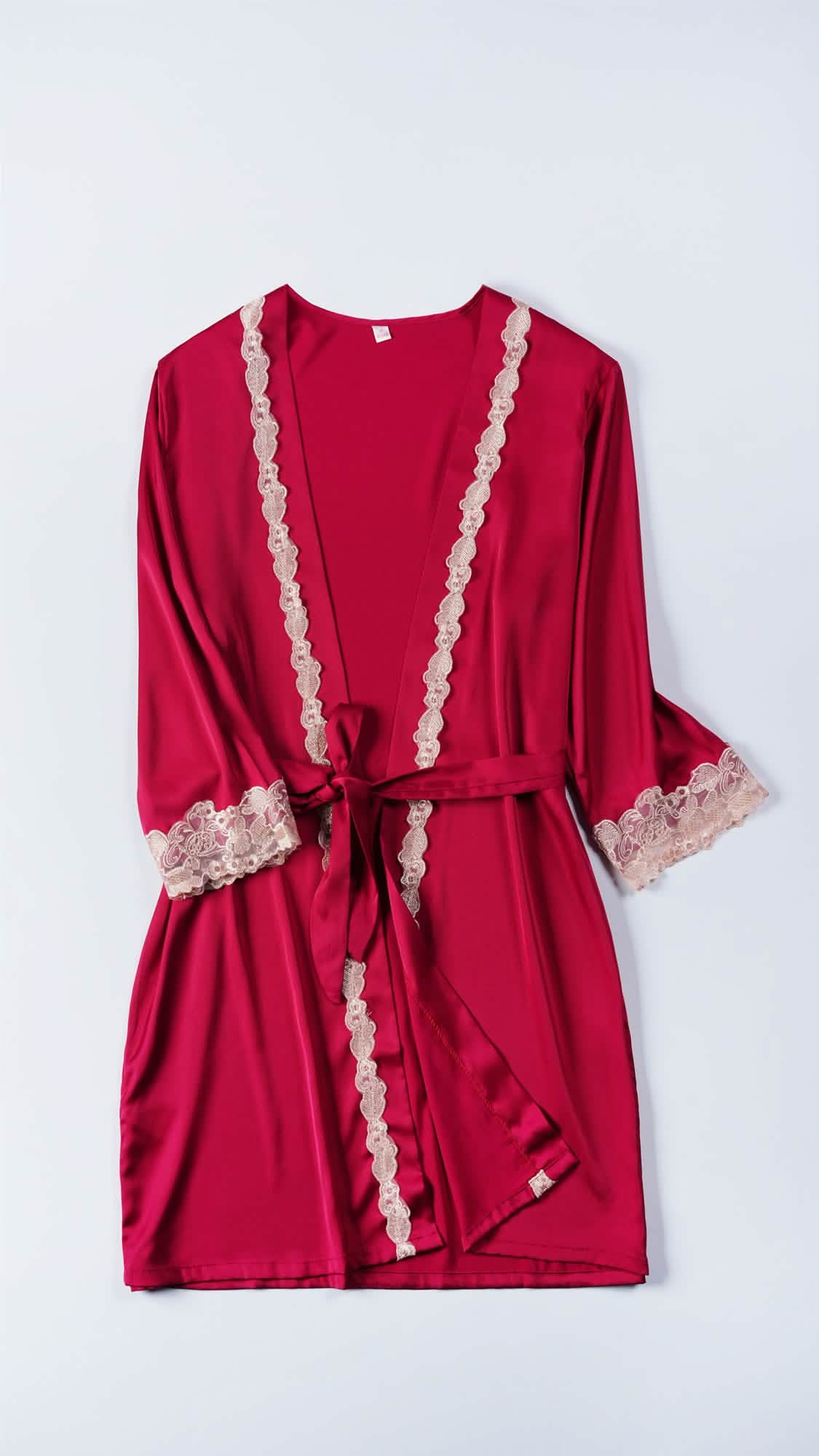 Bridal Essential:Romantic Satin Sleepwear Set