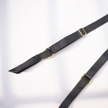 Lace Floral Embroidered Bodysuit Gloves Set