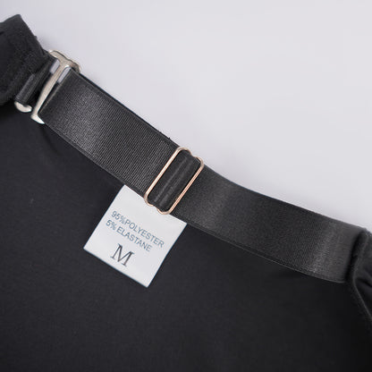 Black Sheer Mesh Bodysuit Dress Set