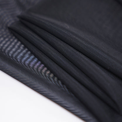 Sheer Black Lace Slip Dress